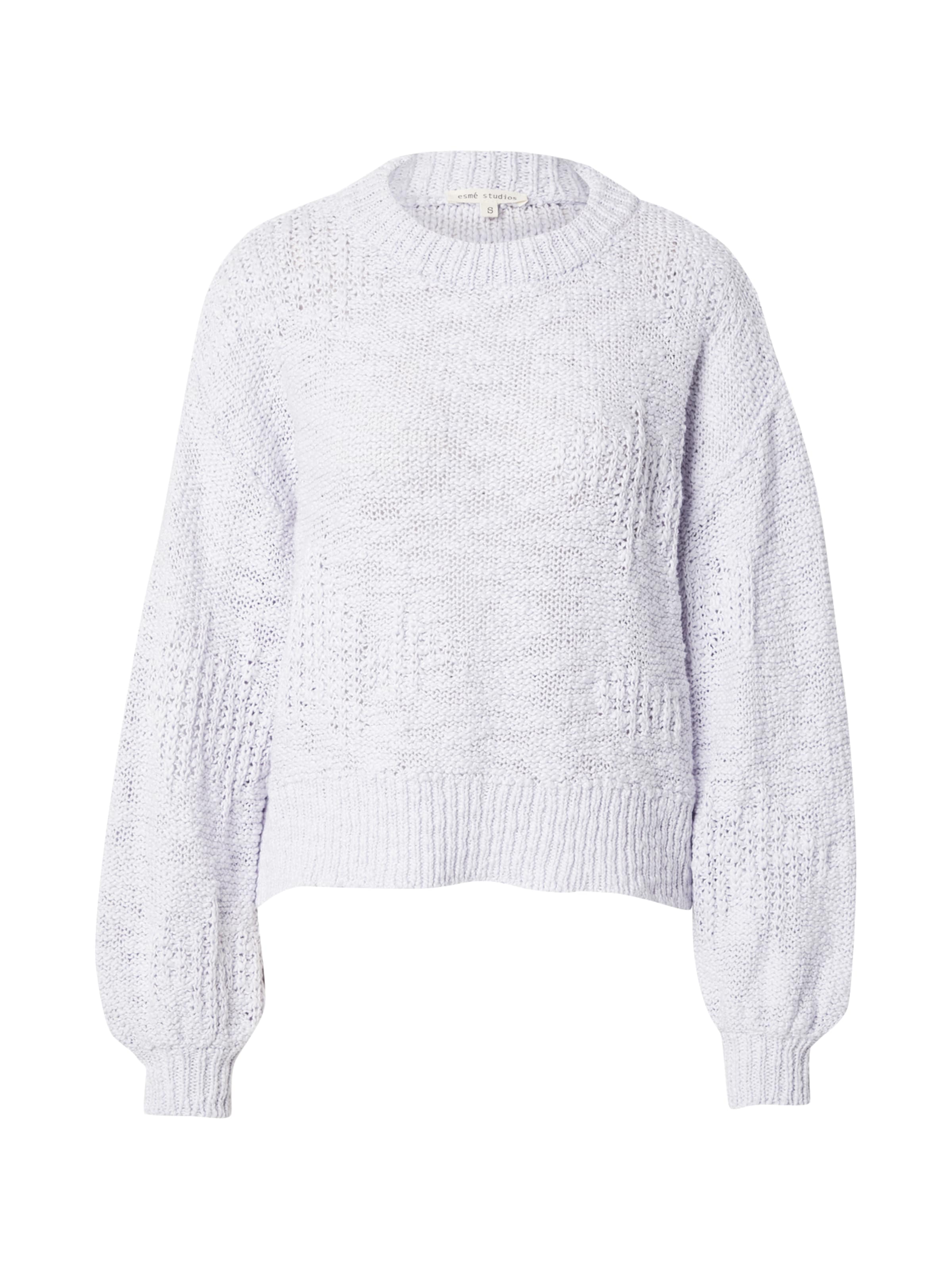 Pulovere dimensiuni mari 'Lucca' de la Esmé Studios pe mov: față