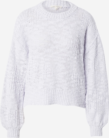 Esmé Studios Oversized neulepaita 'Lucca' värissä lila: etupuoli