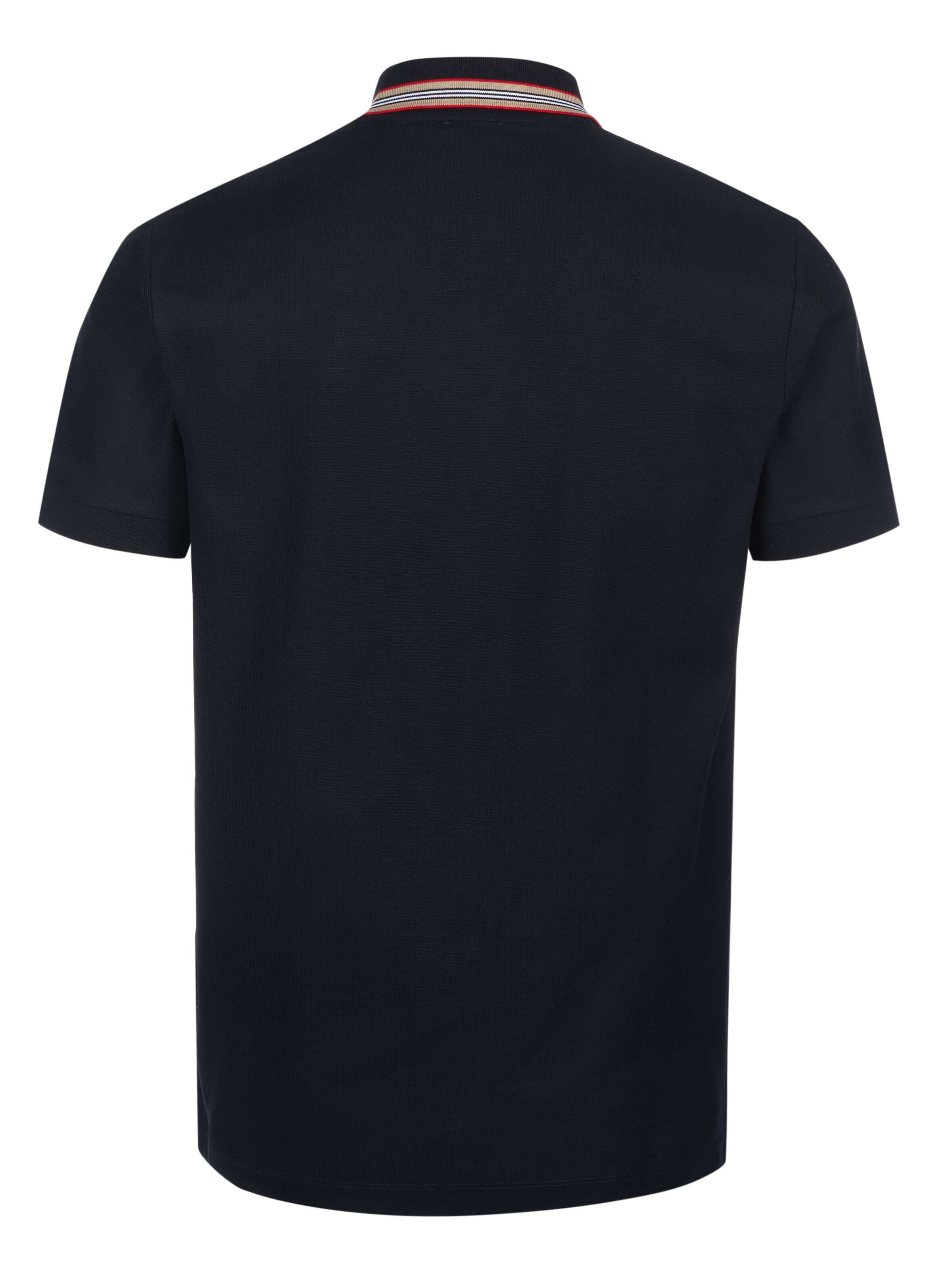 Maglietta 'Burberry PIERSON Polohemd schwarz' di BURBERRY in nero