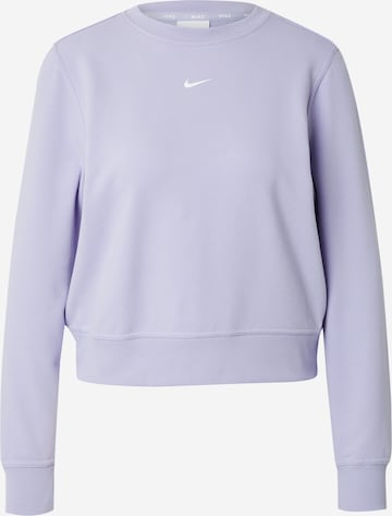 Felpa sportiva 'ONE' di NIKE in lilla: frontale