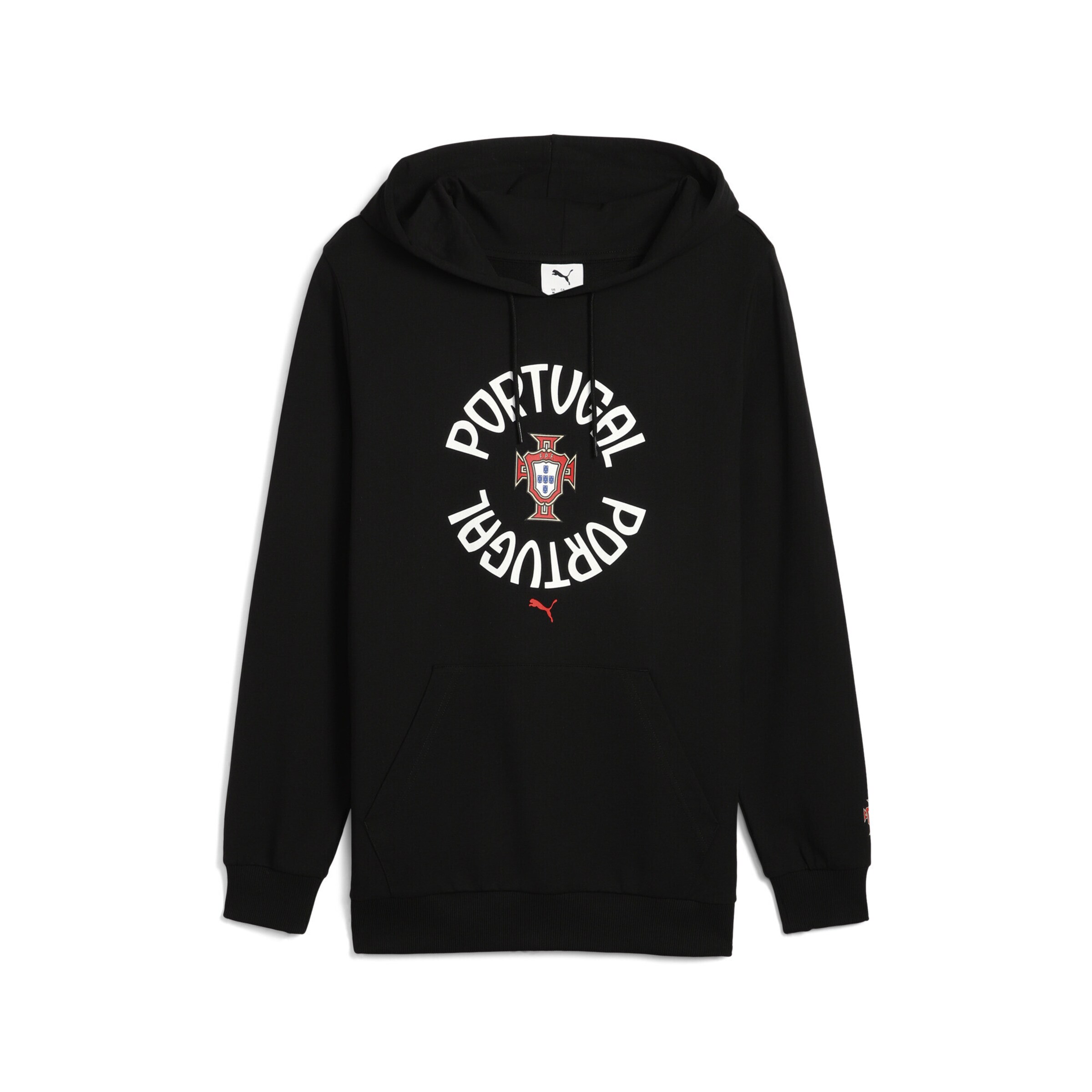 PUMA Sweatshirt 'Portugal' in Black: front