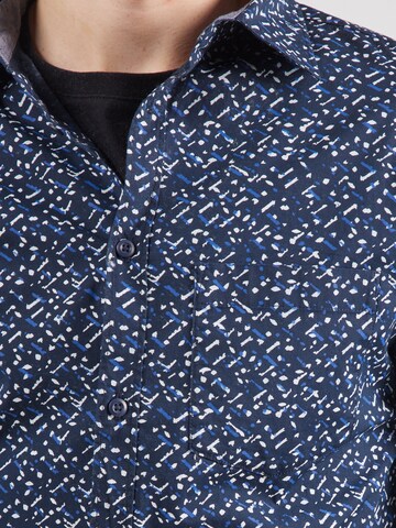 Coupe slim Chemise s.Oliver en bleu