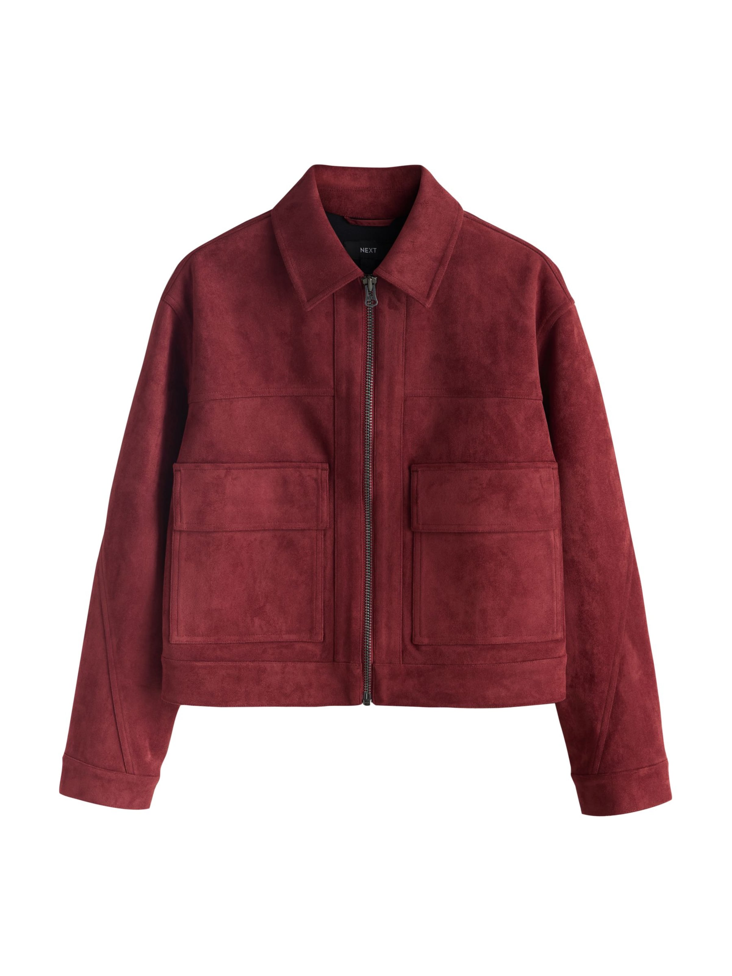 Next Overgangsjakke i rød: forside