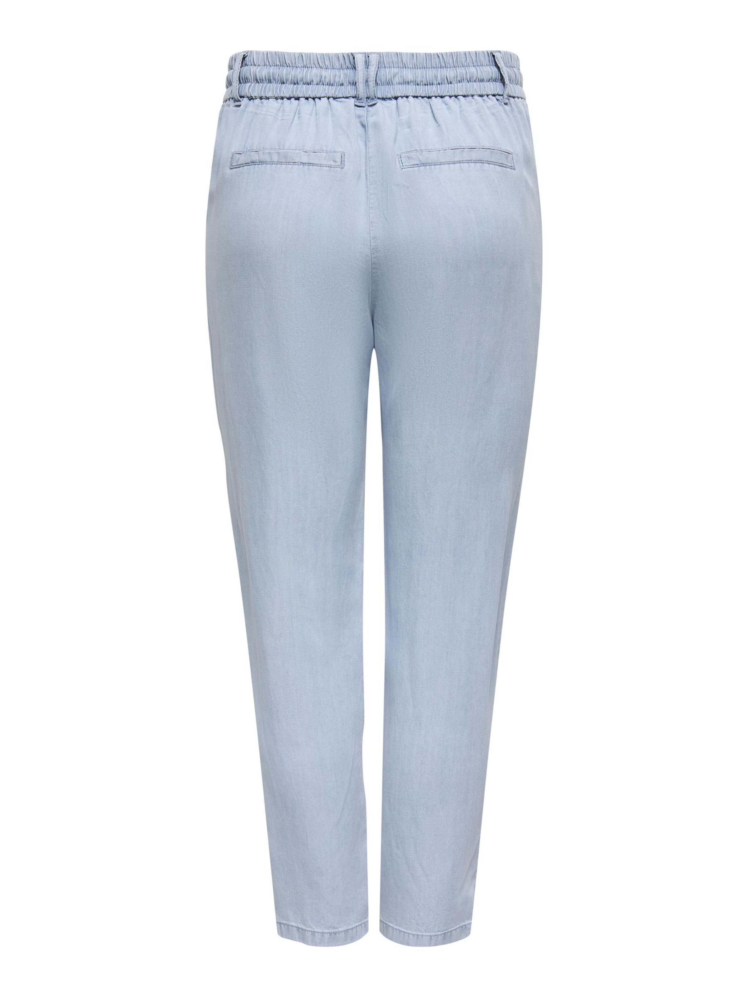 Tapered Pantaloni con pieghe 'ONLPoptrash' di ONLY in blu