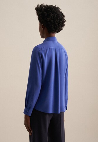 SEIDENSTICKER Bluse 'Schwarze Rose' in Blau