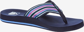 REEF T-Bar Sandals 'Spring Woven' in Blue