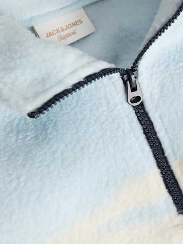 JACK & JONES Pulover 'JORSEBASTIAN' | modra barva