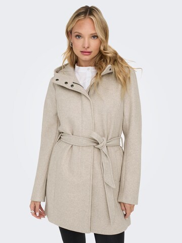 Manteau mi-saison 'EMMA' ONLY en gris : devant