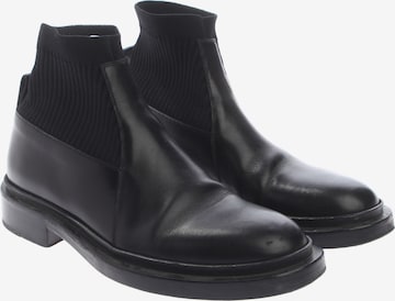 JIL SANDER Stiefeletten 40 in Schwarz: Vorderseite