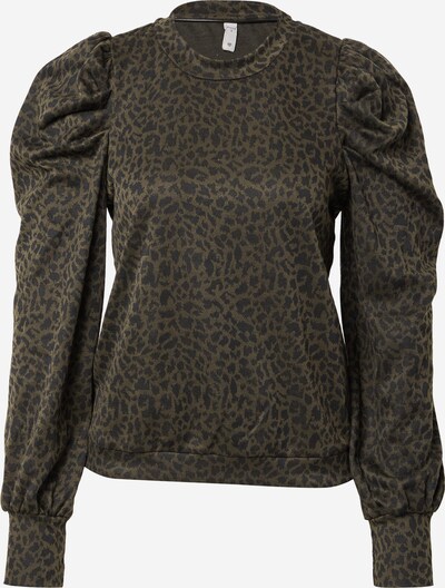 PULZ Jeans Shirt 'DUNNE' in Dark green / Black, Item view