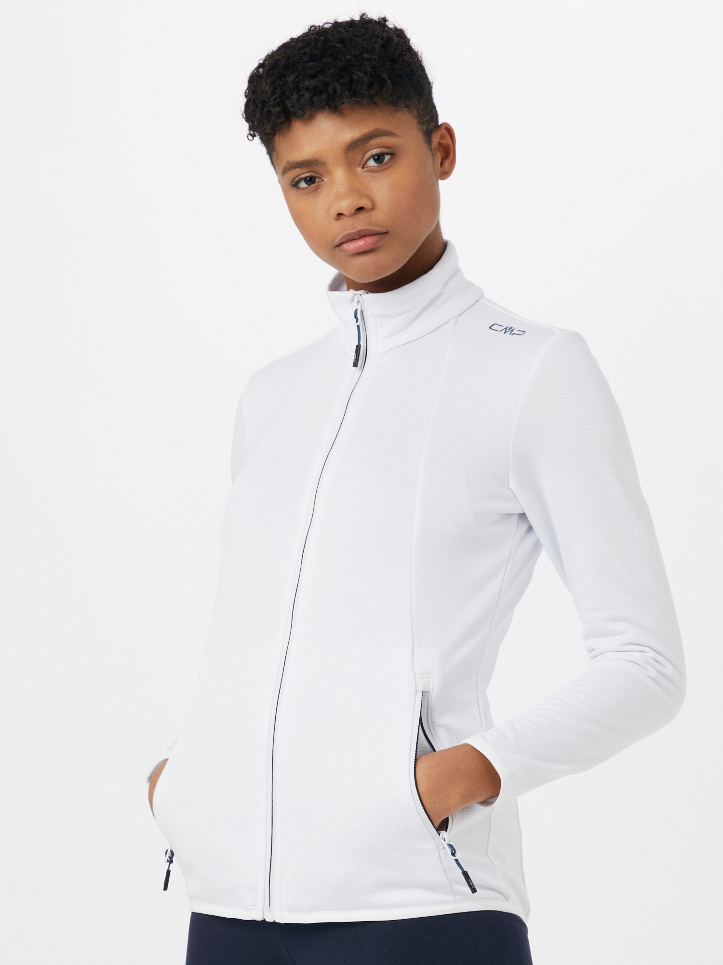 Frauen Sportarten CMP Funktionsfleecejacke 'Gridtech' in Weiß - ZL99379 Frauen Sportarten CMP Funktionsfleecejacke 'Gridtech' in Weiß - ZL99379