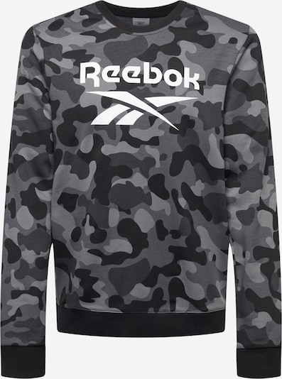 Reebok Sport Sportovní mikina - stříbrně šedá / světle šedá / tmavě šedá / černá / bílá, Produkt
