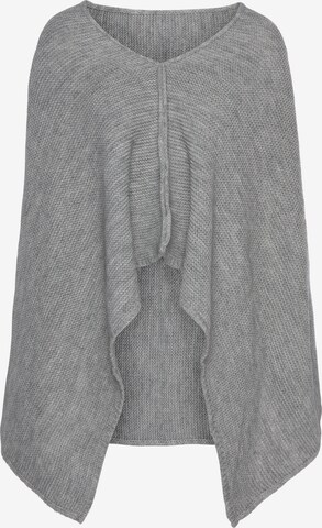 LAURA SCOTT Cape in Grey: front