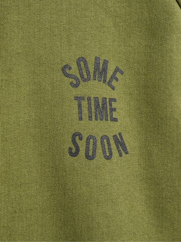 Sweat SOMETIME SOON en vert