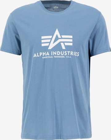 T-Shirt ALPHA INDUSTRIES en bleu : devant