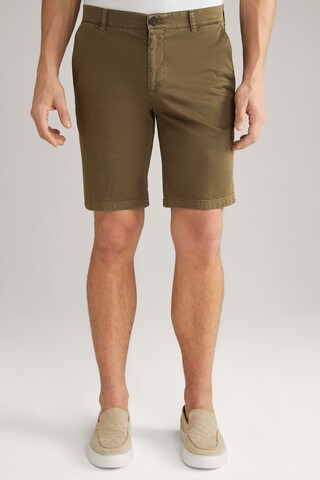 JOOP! Slimfit Broek 'Bay' in Groen: voorkant