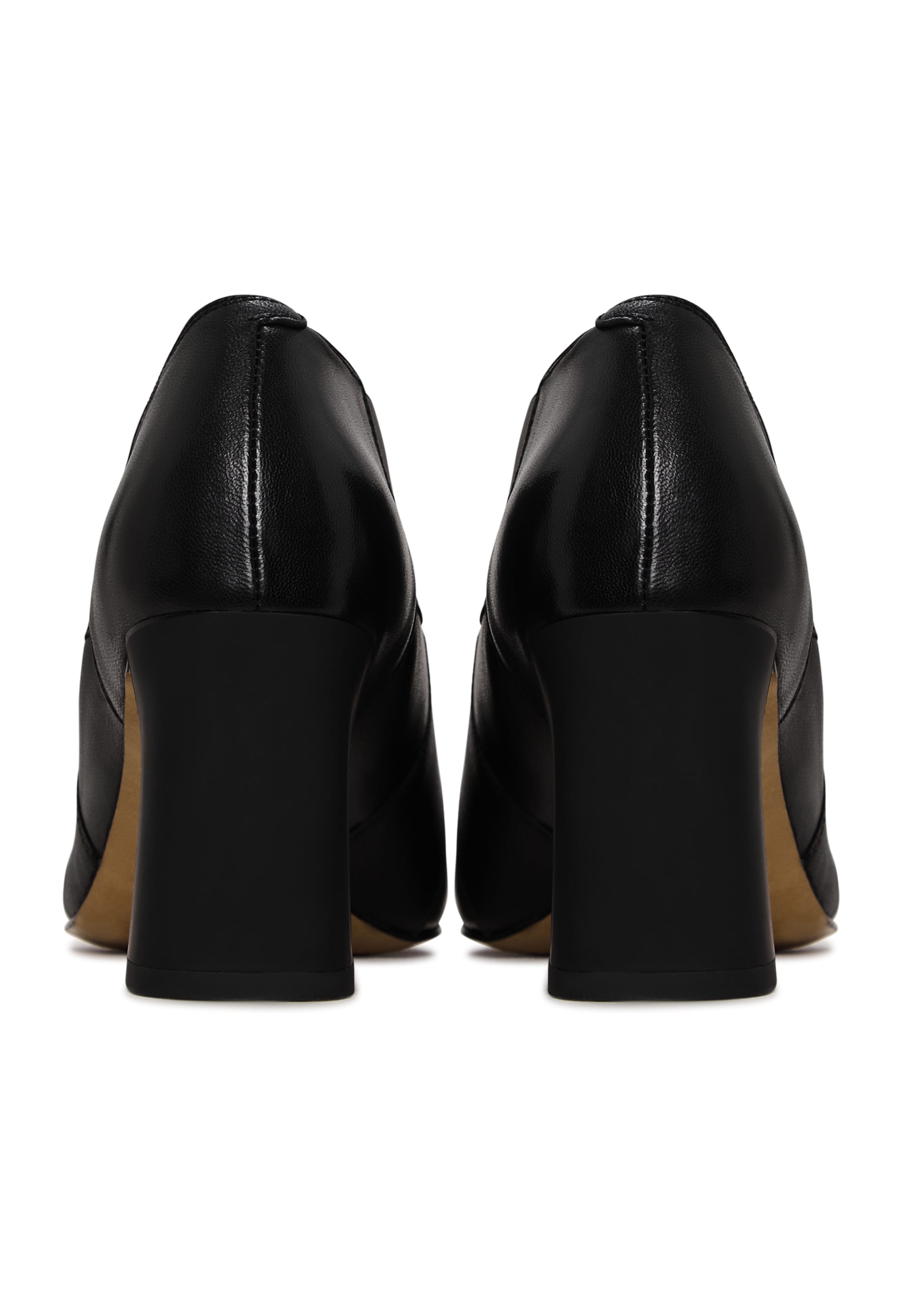 CESARE GASPARI Hochfrontpumps in Schwarz