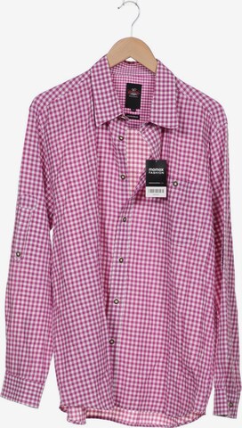 STOCKERPOINT Button Up Shirt in XXL in Pink: front