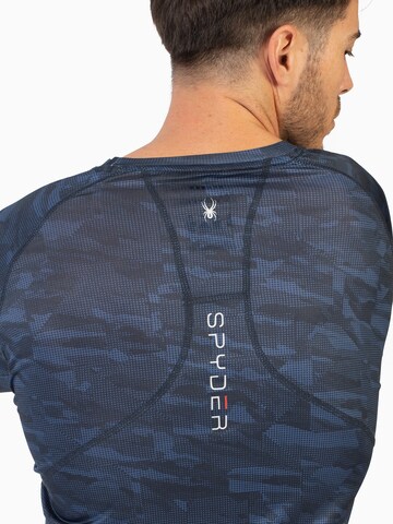 Spyder Functioneel shirt in Blauw