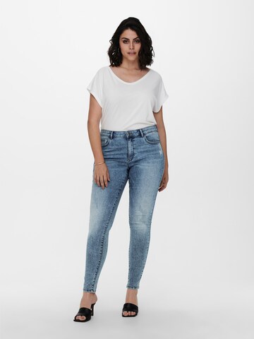 ONLY Carmakoma Skinny Jeans 'SALLY' in Blauw
