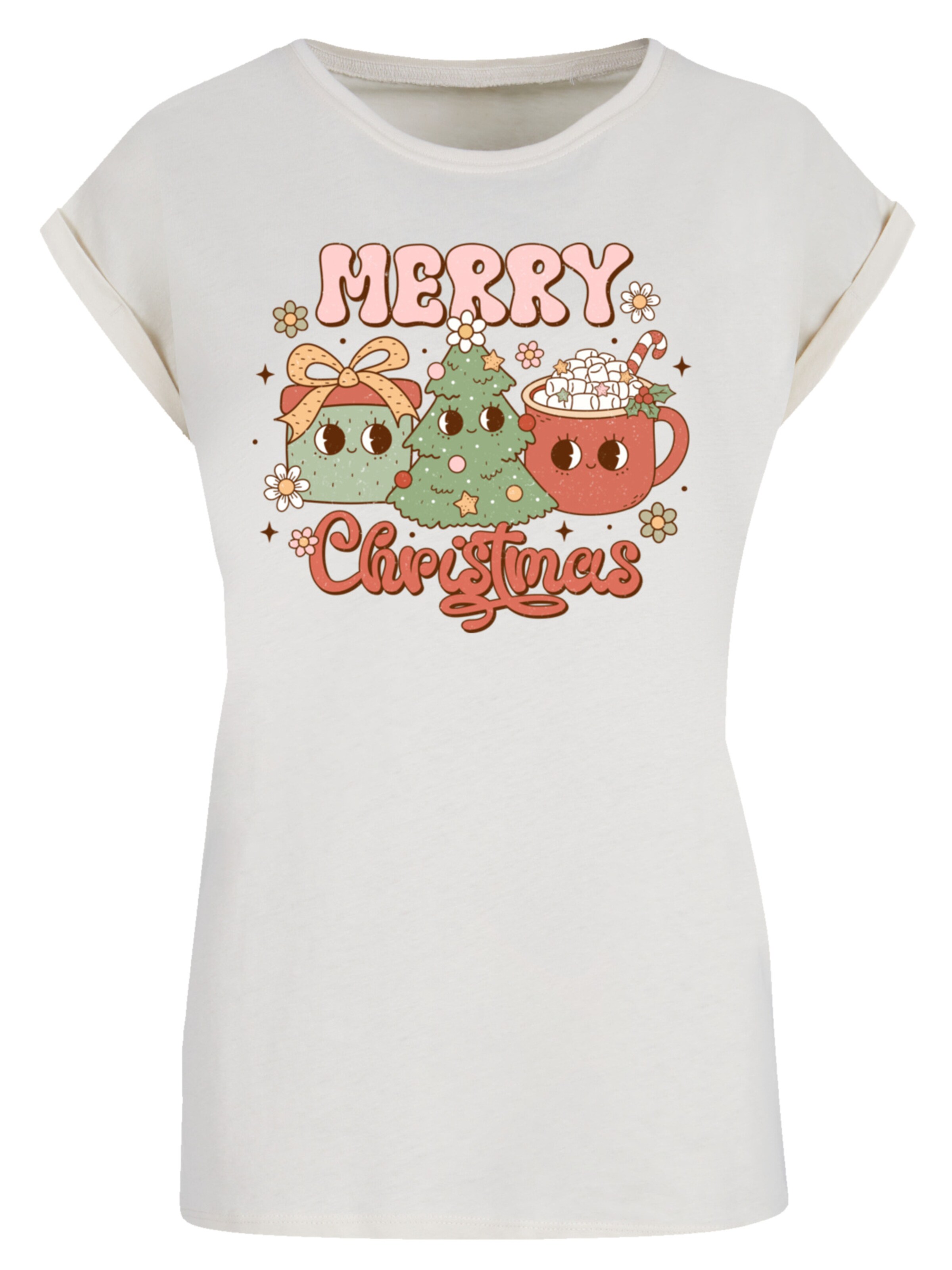 F4NT4STIC Shirt in Beige: voorkant