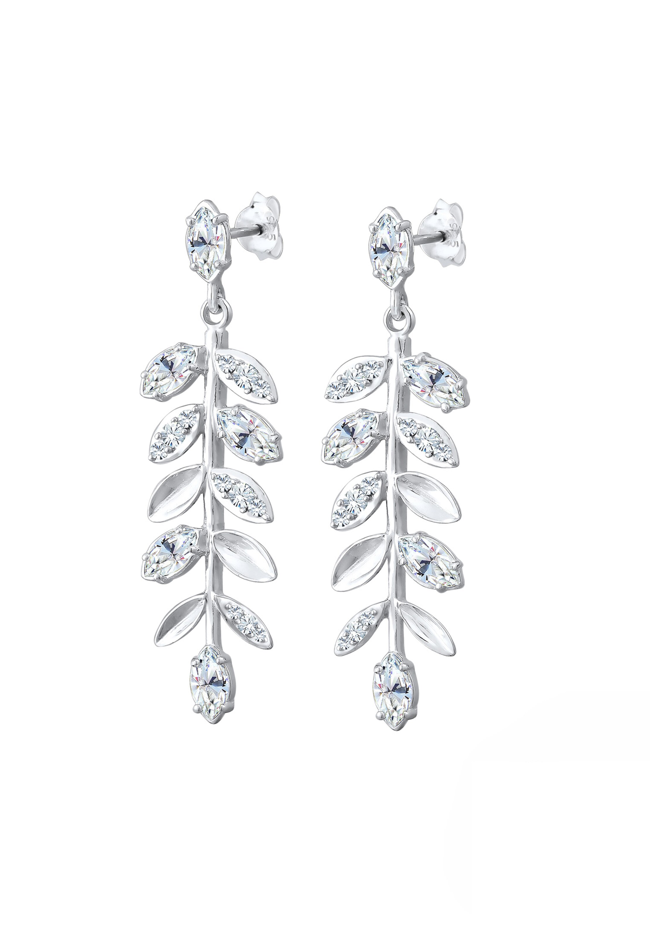 ELLI PREMIUM Earrings 'Blatt' in Silver