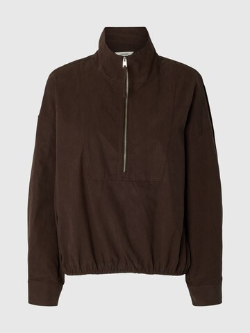 SELECTED Between-season jacket in Brown