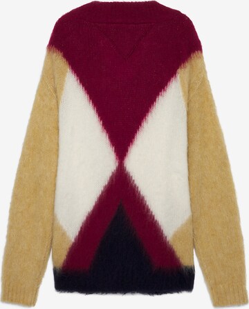 Pull-over 'Crest Argyle' TOMMY HILFIGER en beige