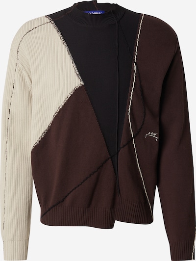 A Cold Wall Sweater in Dark brown / Greige / Black, Item view