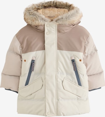 Next Pitkä takki värissä beige: etupuoli