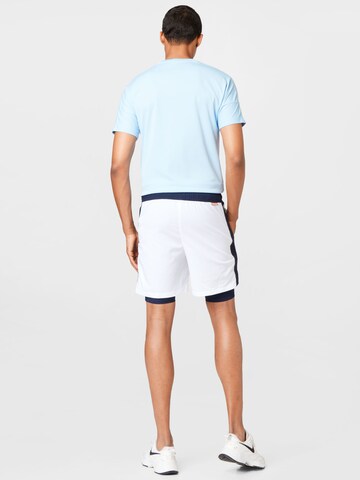 Regular Pantalon de sport Lacoste Sport en blanc