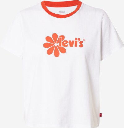 LEVI'S ® Shirt 'Graphic Jordie Tee' in neonorange / weiß, Produktansicht