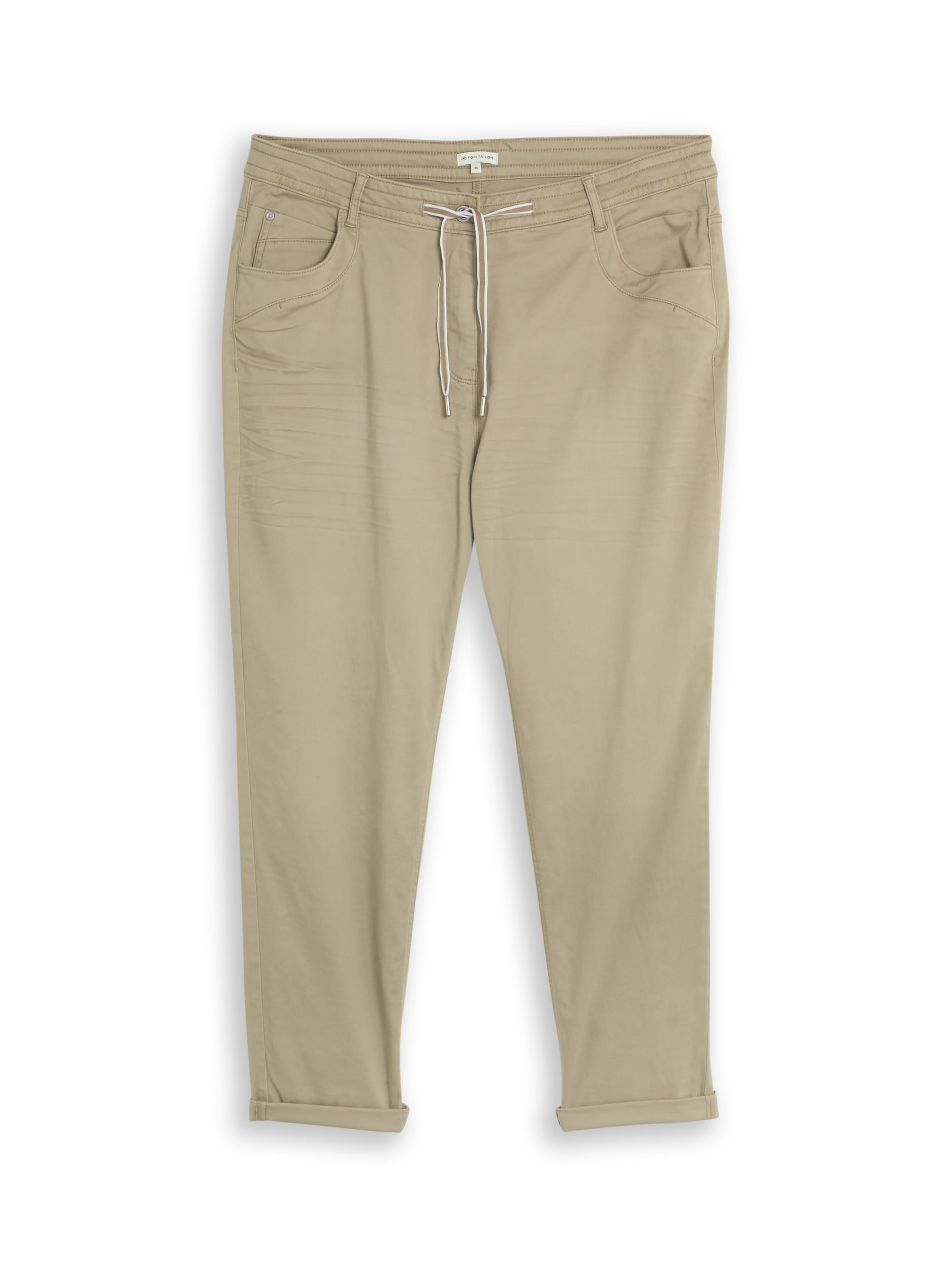 Tom Tailor Women + Trousers in Green: front
