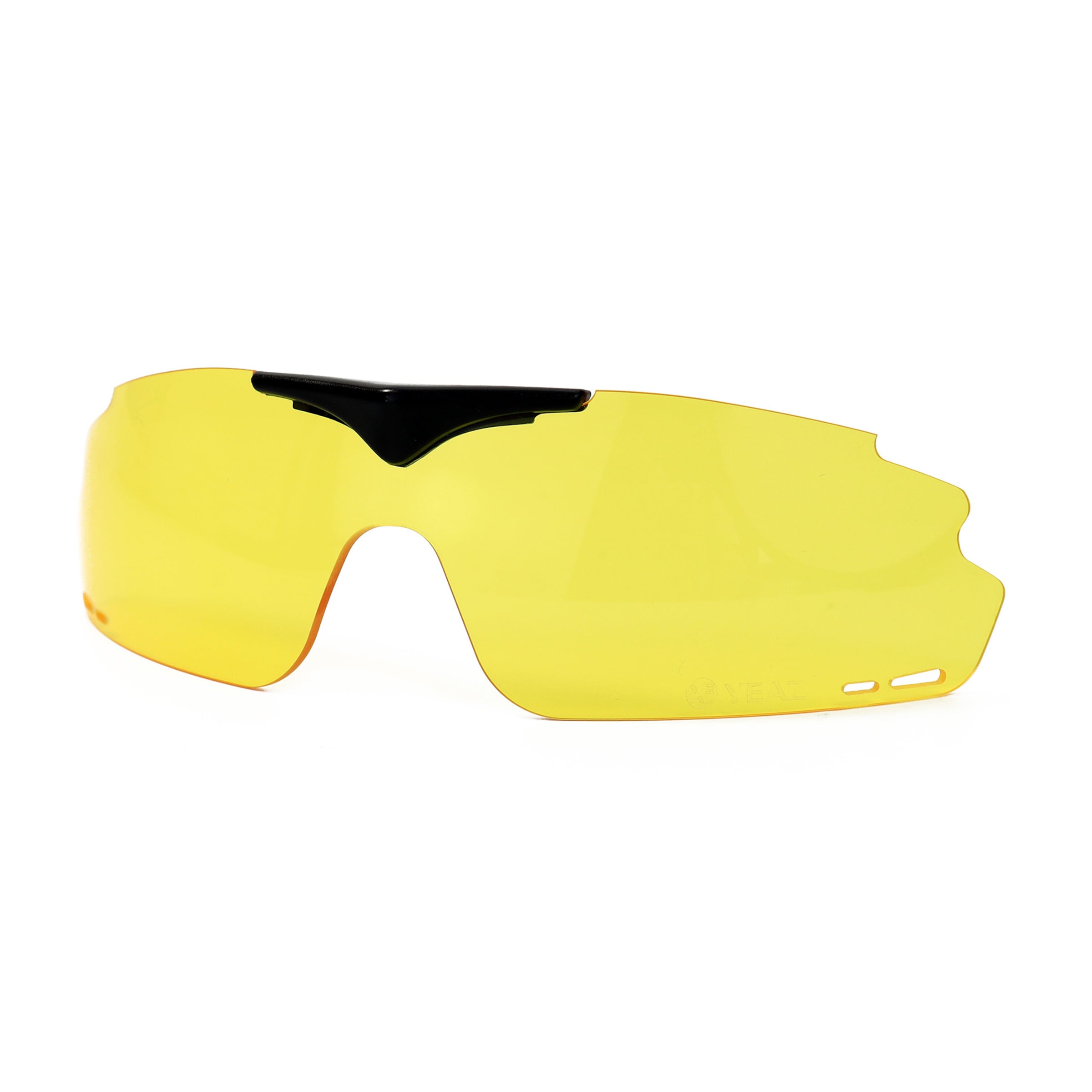 YEAZ - Gafas de sol deportivas en amarillo: frente