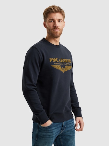 PME Legend Sweatshirt 'Sweatshirt with logo' i blå: framsida
