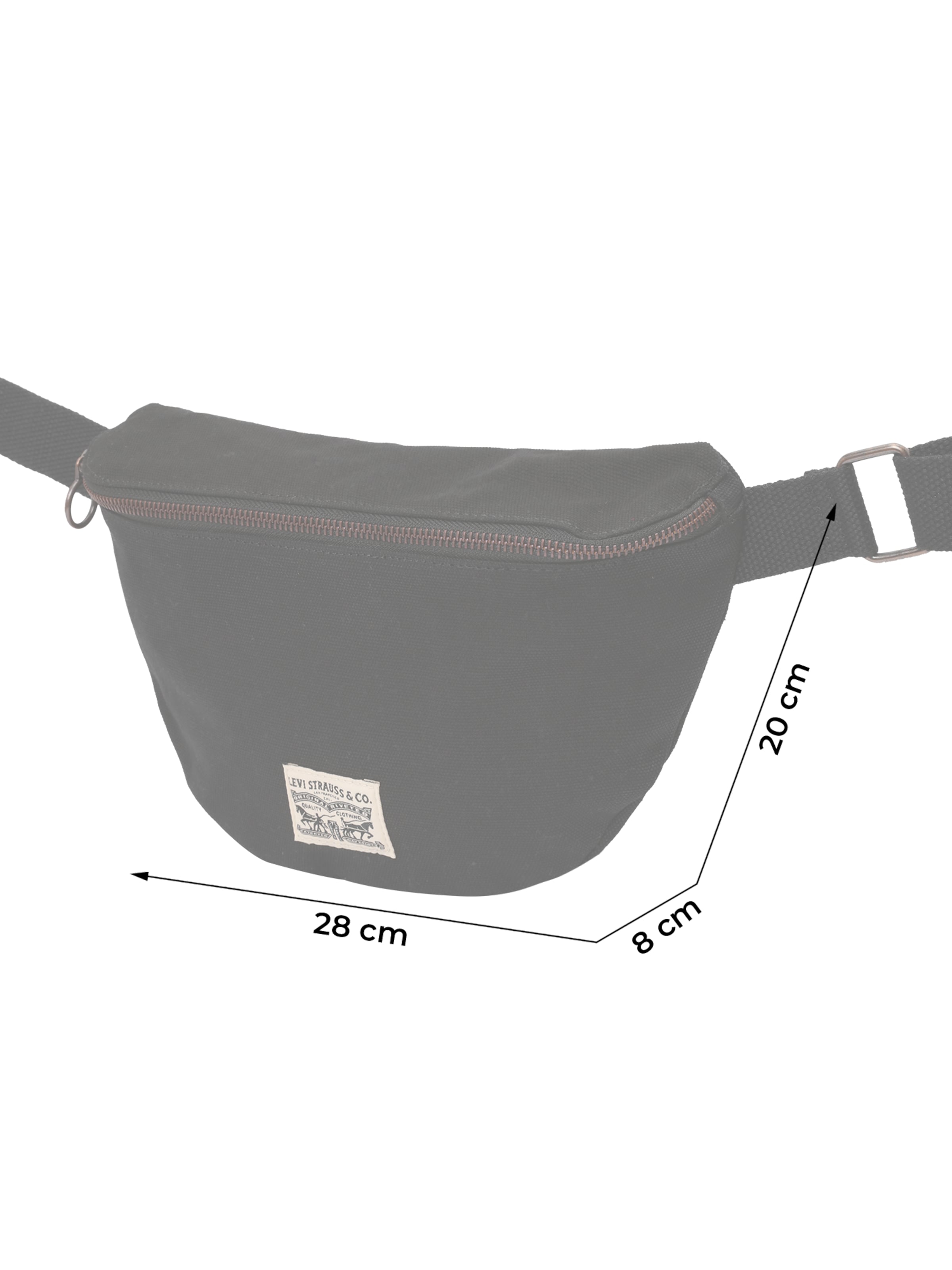 LEVI'S ® Bæltetaske 'Devon' i sort