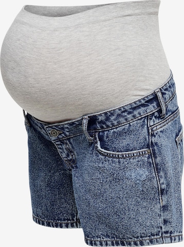 Only Maternity Regular Jeans 'Jagger' in Blue: front