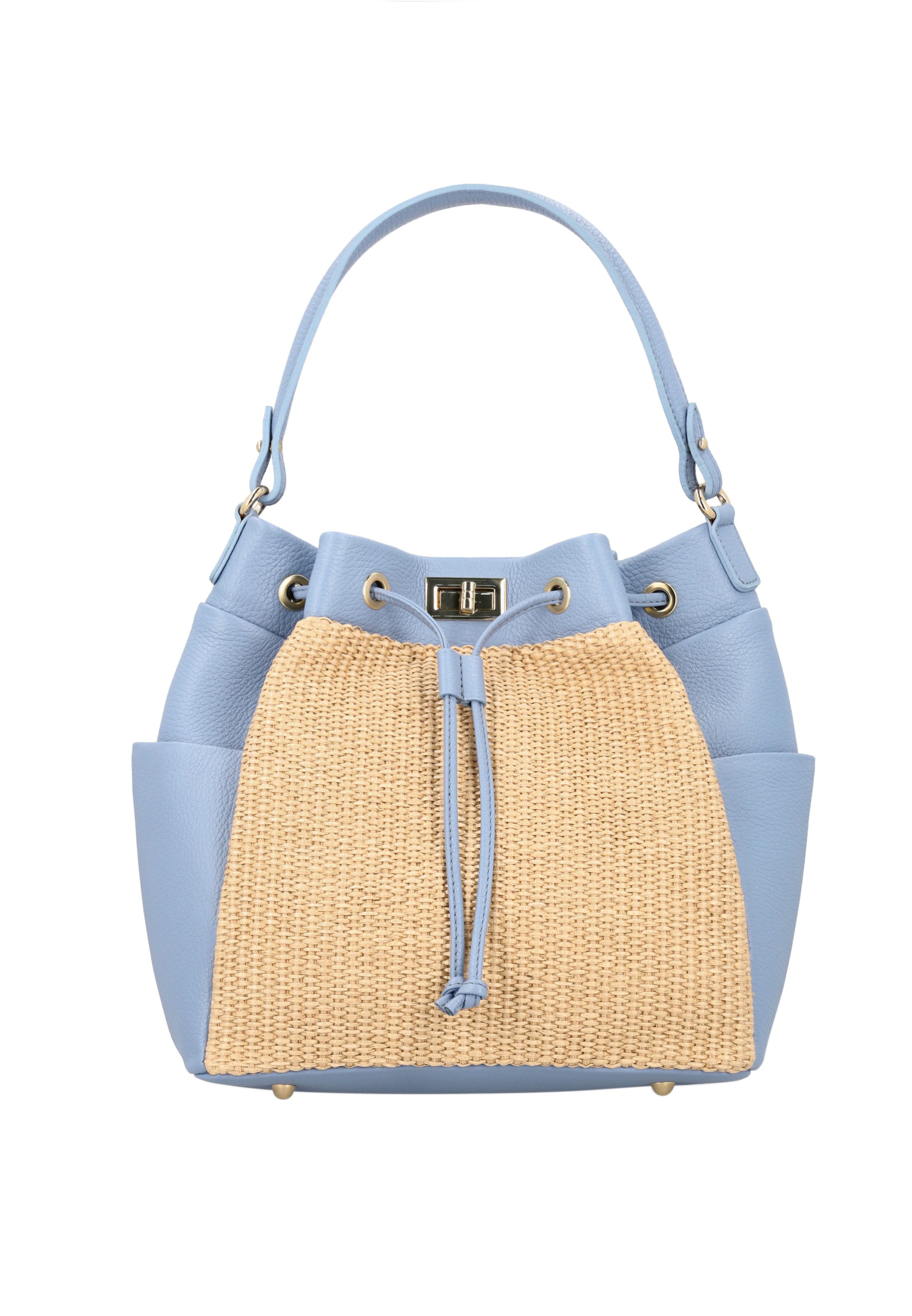 IZIA - Mala de bolsa em azul: frente