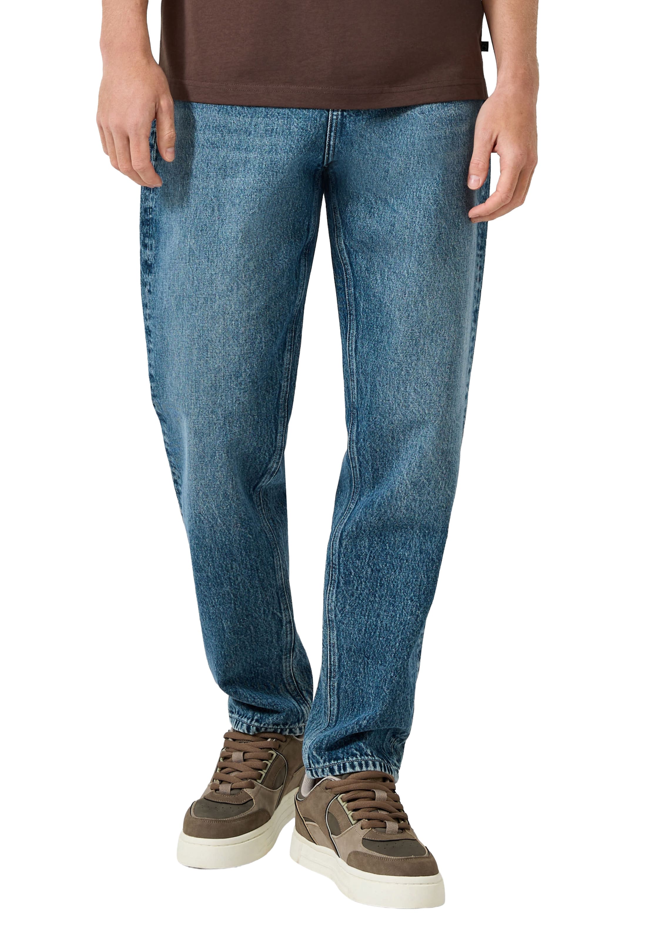 Effilé Jean QS en bleu : devant