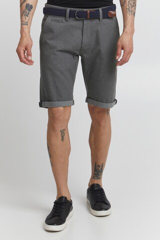 INDICODE JEANS Regular Chino trousers 'Figno' in Grey: front