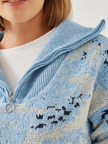 Pull-over Bianco Lucci en bleu