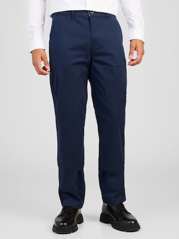 Lee Regular Chino in Blauw: voorkant