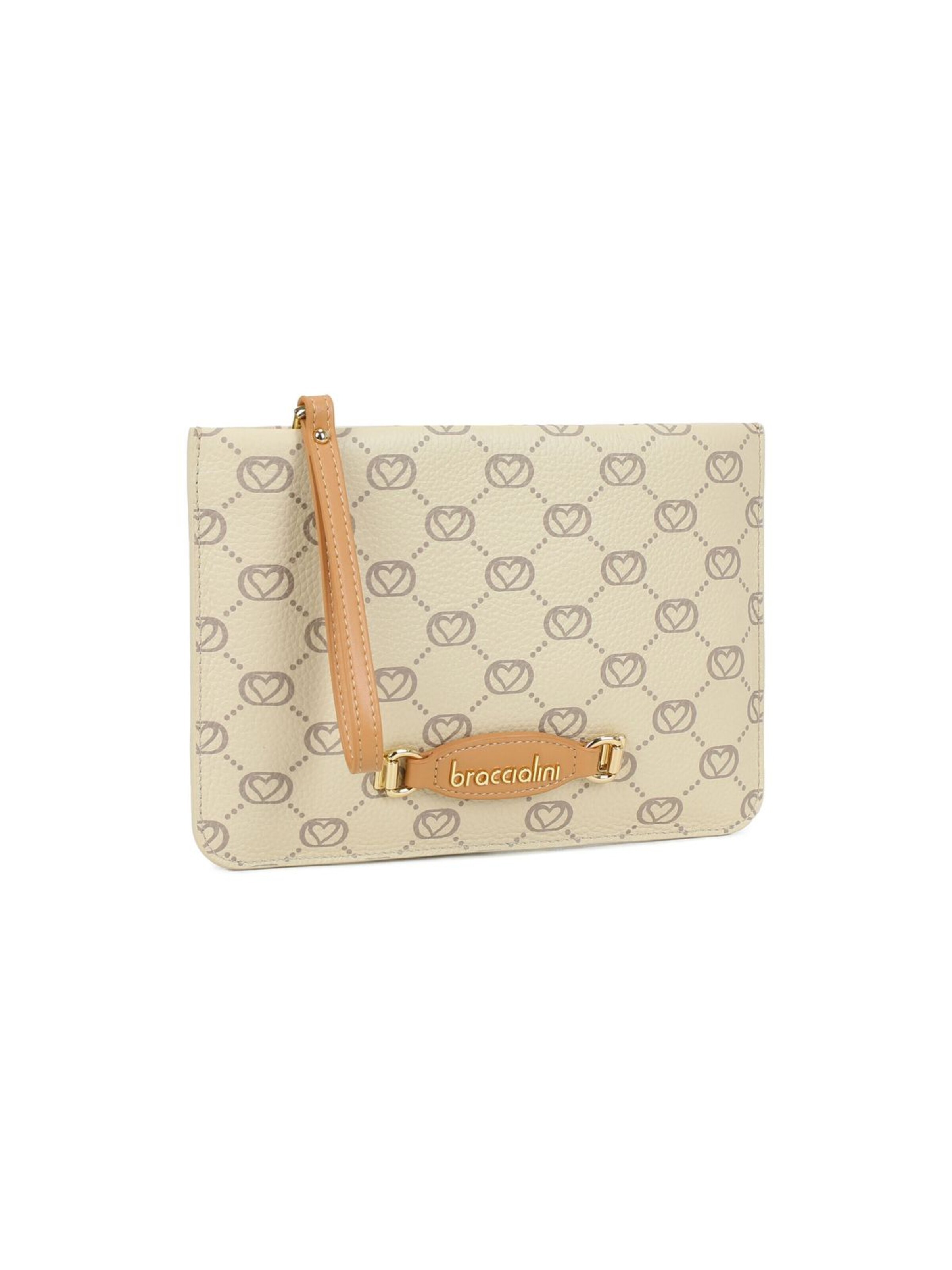 Braccialini - Bolso saco 'Monogram' en beige