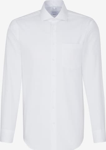 Coupe regular Chemise business SEIDENSTICKER en blanc : devant