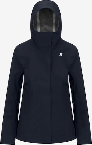 K-Way - Chaqueta de entretiempo 'K-WAY MADALINA BONDED JERSEY GIUBBINO' en azul: frente