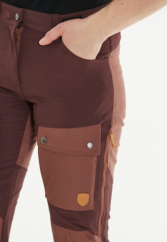 Whistler Regular Outdoor Pants 'ANISSY' in Brown