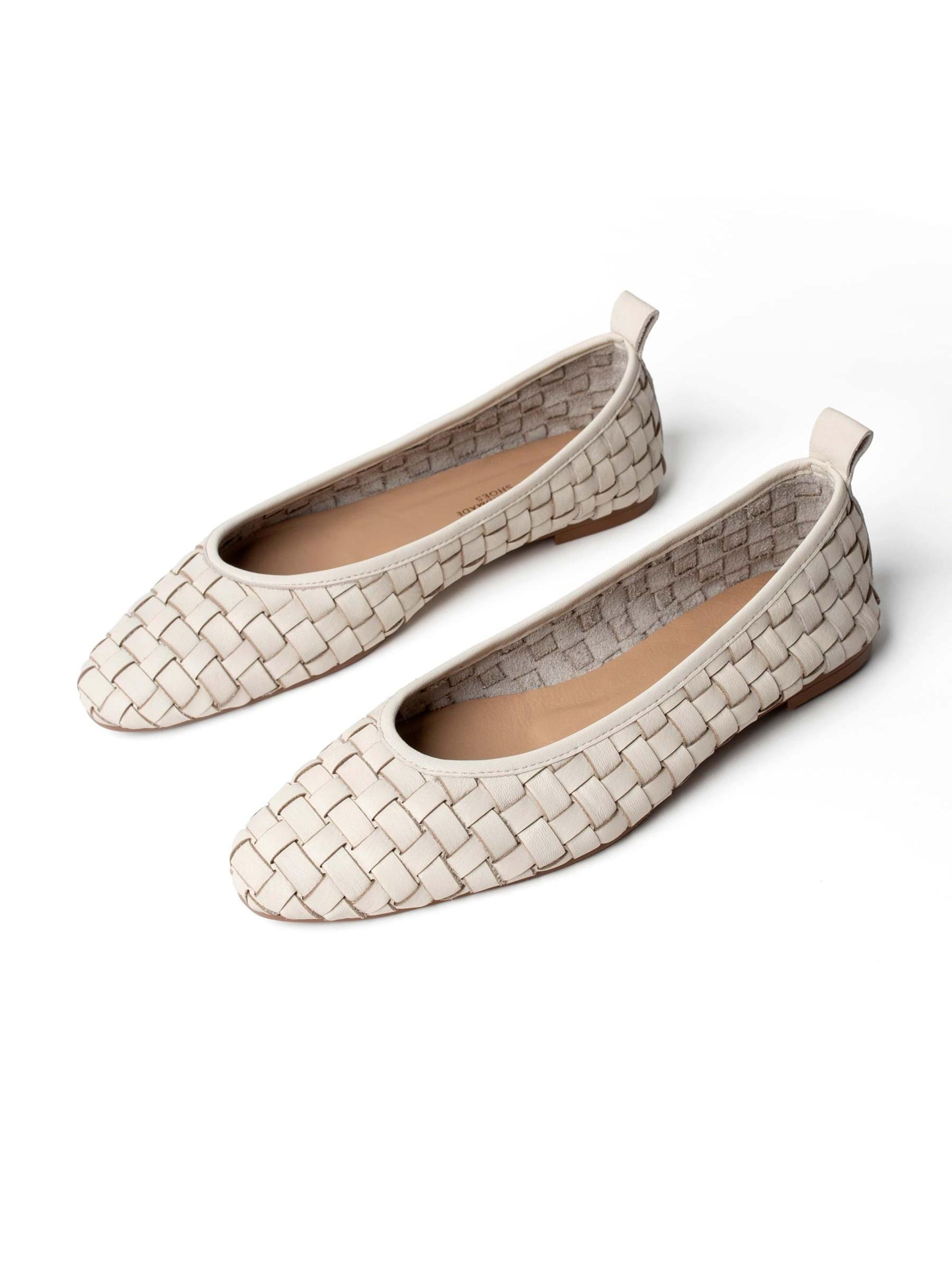 L37 HANDMADE SHOES Slipper 'HEARTBEATS ON THE SHORE' i hvid