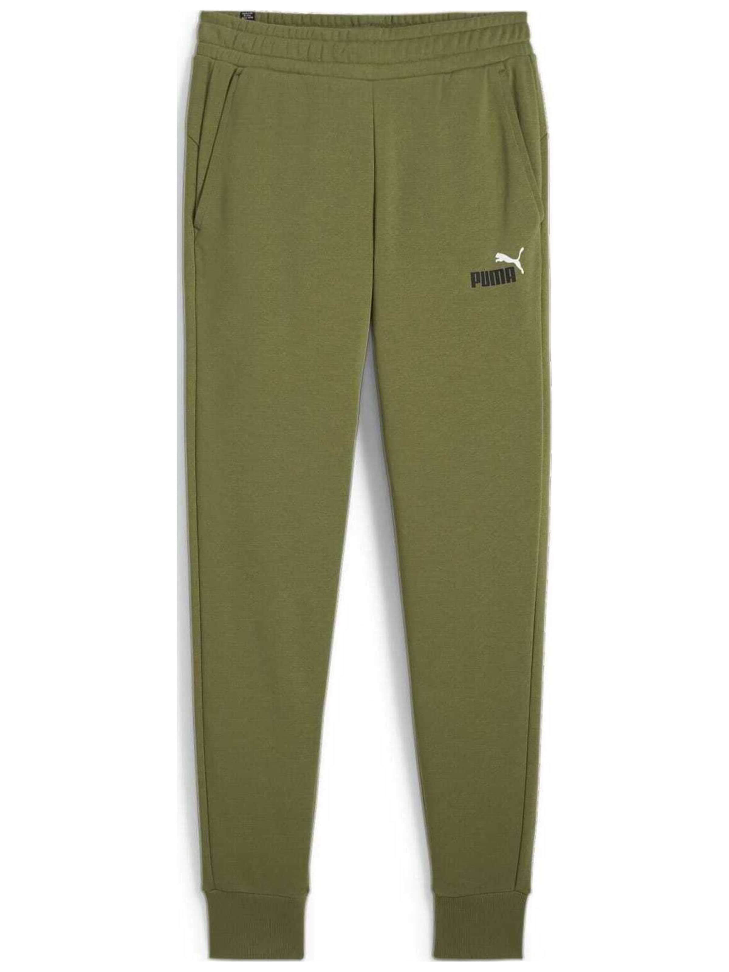 regular Pantaloni sportivi di PUMA in verde: frontale