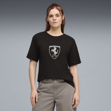 PUMA Shirt 'Scuderia Ferrari' in Zwart: voorkant