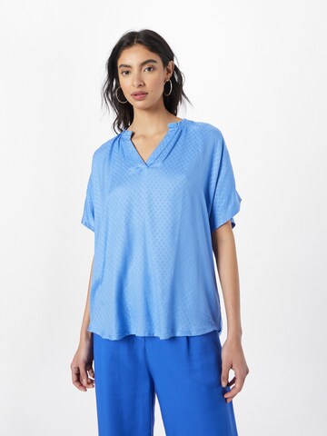 Fransa - Blusa 'EMMA' en azul: frente